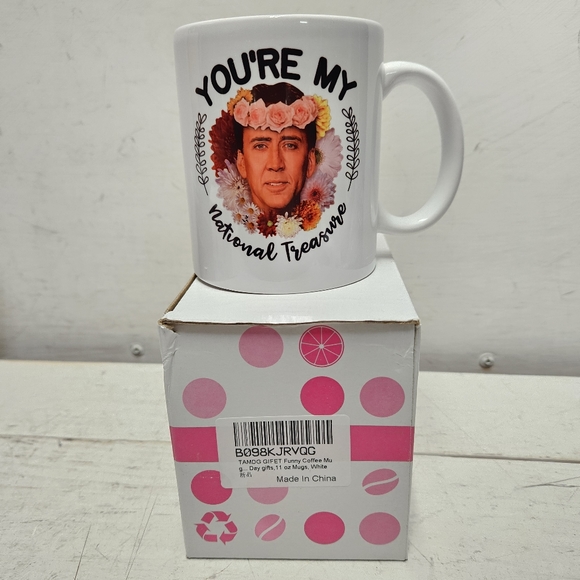 Nicholas Cage YOU'RE MY National Treasure brand new 11oz coffee mug TAMDG GIFET - Picture 5 of 6